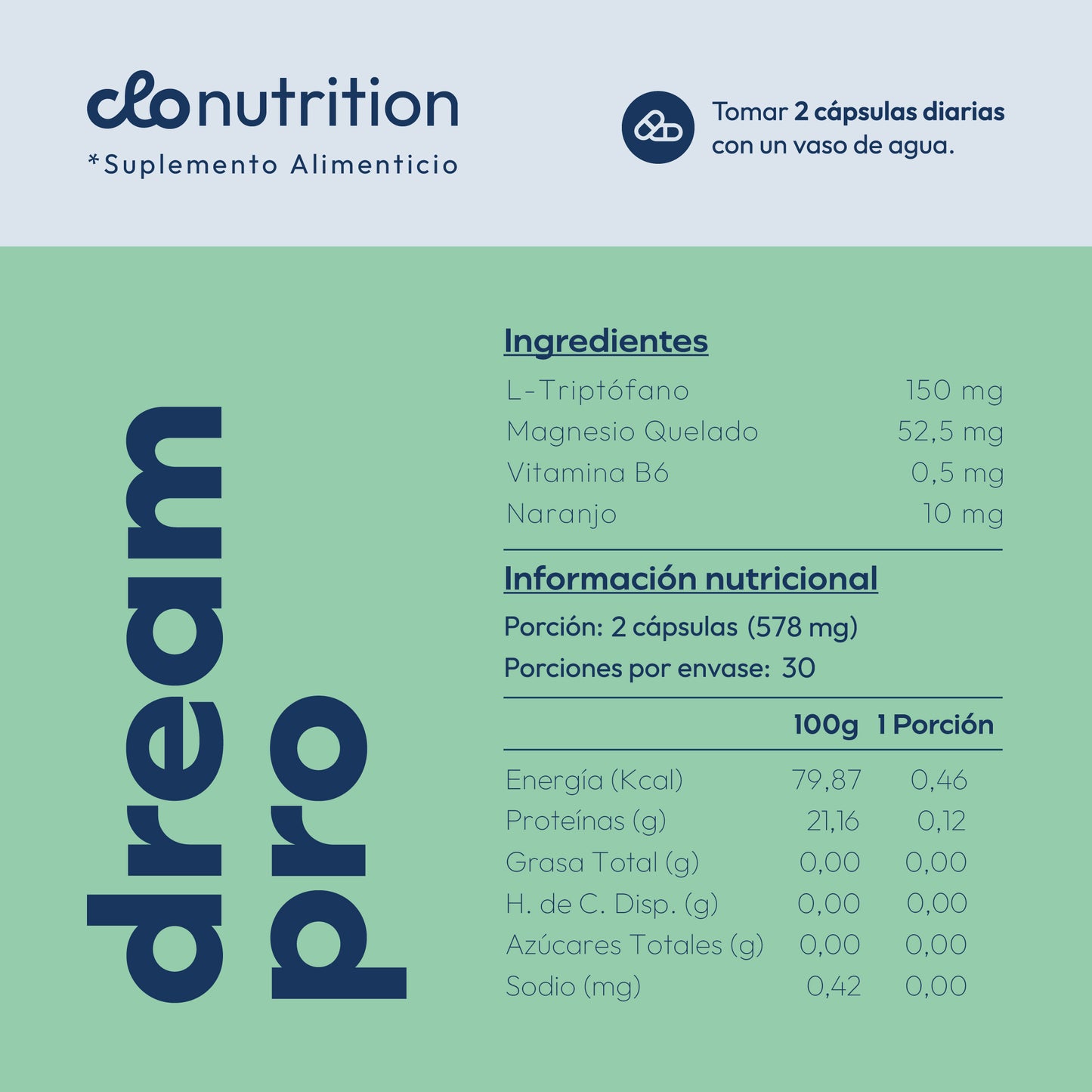 Dream Pro - Suplemento con L-Triptófano y Magnesio